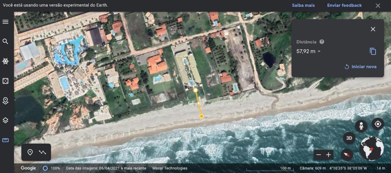 Apartamento A 60 Metros Para Pe Na Areia - The Fountains - Apto 105 Beberibe Eksteriør bilde